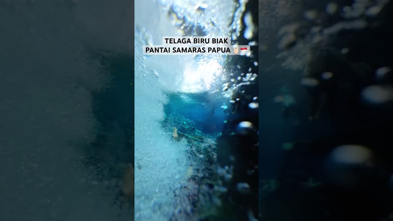 INI BARU ASLI DAN OTENTIK TELAGA BIRU !! BENER&rdquo; GILAA WARNA NYA 🤩🏆 #motor #travel #travelvlog