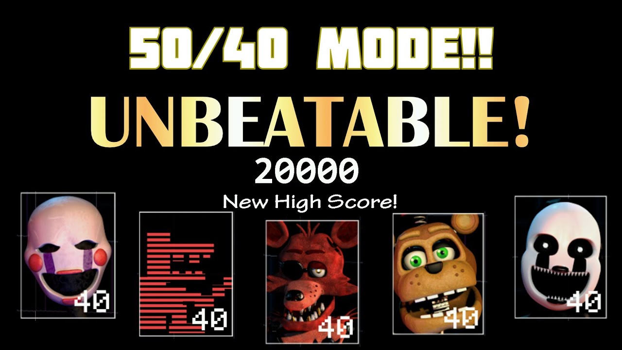 Ultimate Custom Night - 50/40 Mode Completed