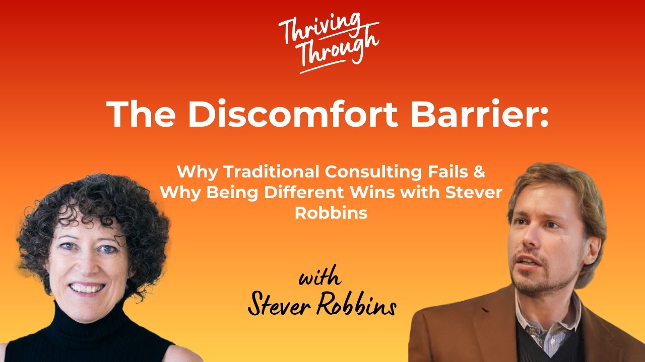 E079 The Discomfort Barrier: Why Being Different Wins with Stever Robbins