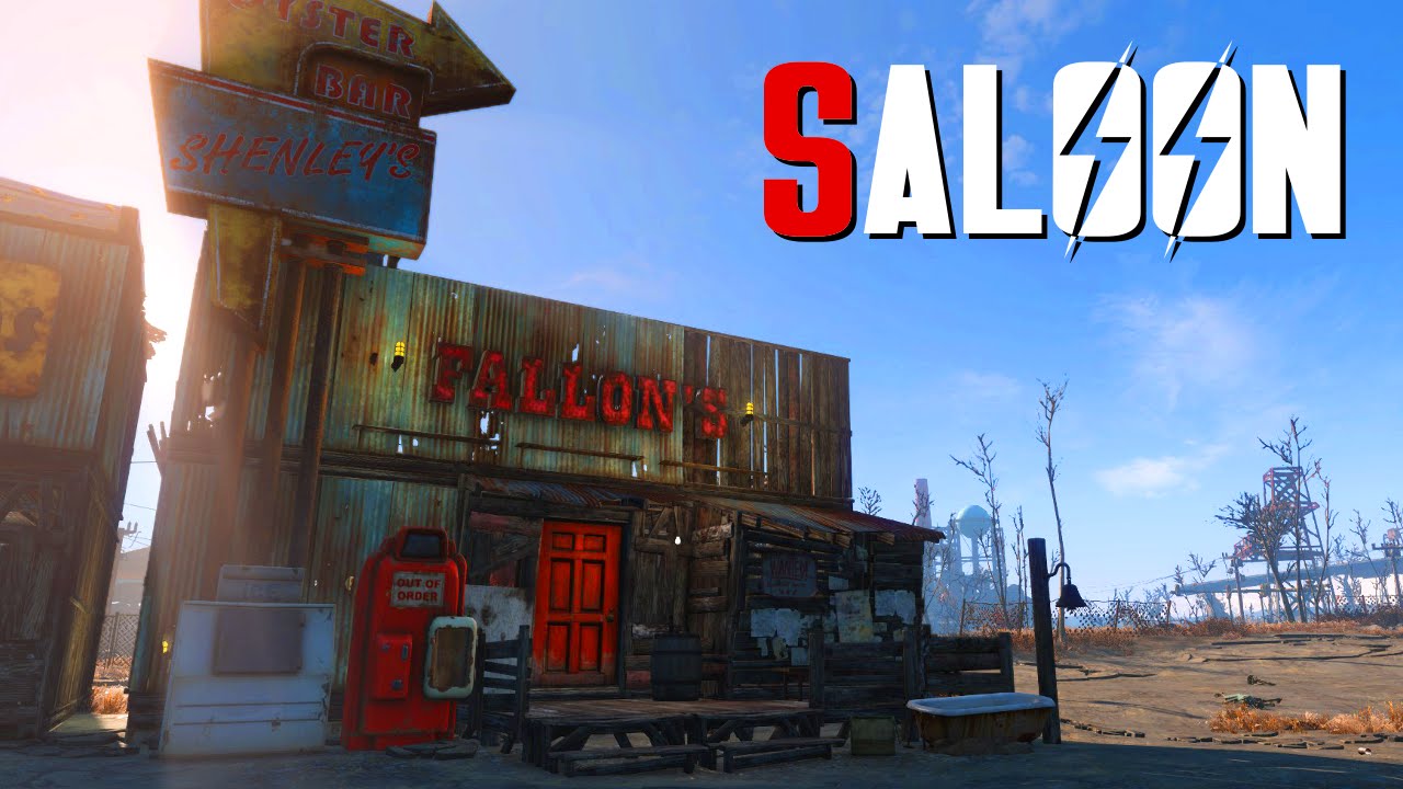 Fallout 4 Settlement Build: Saloon