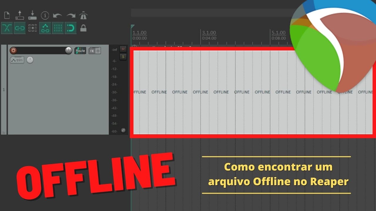ARQUIVO OFFLINE NO REAPER