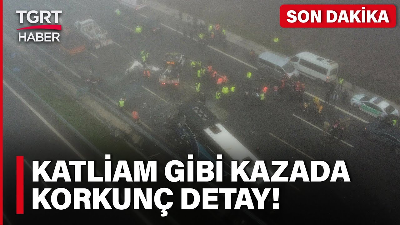 Sarkarya'daki Kazada Kan Donduran Detay: Otobüsten Çıkan Yolcular Sisin Kurbanı Oldu - TGRT Haber