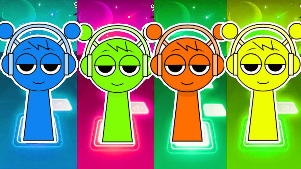 SPRUNKI Incredibox - Coffin Dance Song (COVER) Tiles hop step 🔴💥🔝🚨