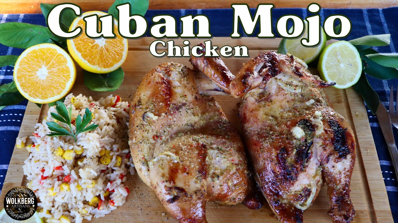 Cuban Mojo Chicken (Garlic & Citrus sauce) Recipe | Braai recipes | Grilled chicken recipes | BBQ