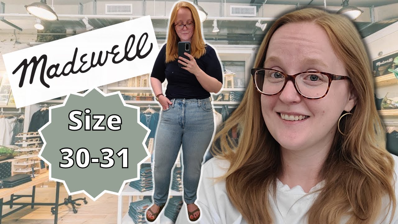 Madewell Midsize 30/31 Denim Try On | In The Dressing Room