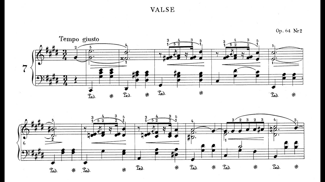 Rachmaninov plays Chopin Waltz in C-Sharp Minor, Op. 64, No. 2