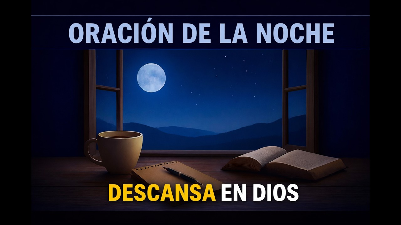 ORACIÓN DE LA NOCHE PODEROSA 🌙 Descansa en Dios y Duerme en Paz | Creciendo en Fe