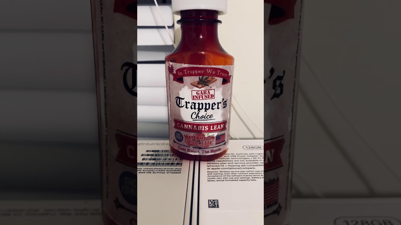 DRANK ALL 500MG THC LEAN REVIEW!!! Trappers Choice &bull; Cannabis Lean &bull; Watermelon Flavor