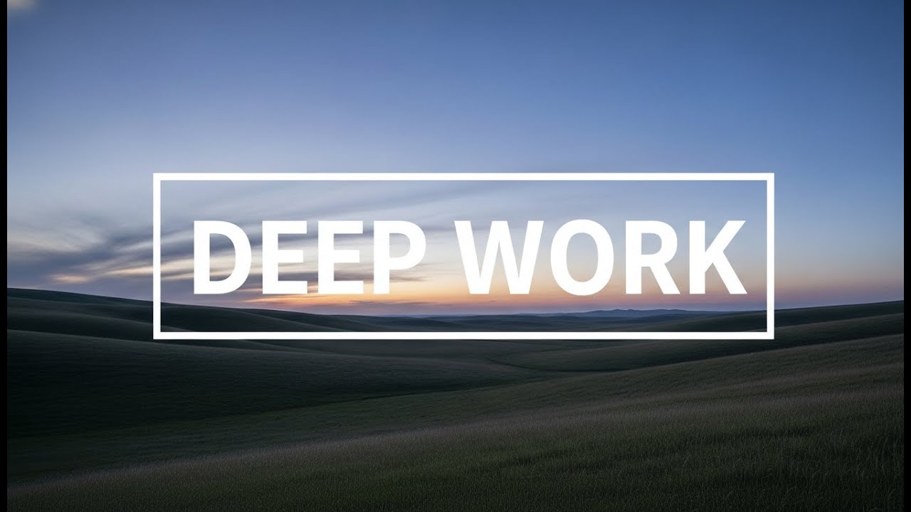 Deep Work Zone: Flow State Ambient Electronic Music for Coding, Focus & Deep Concentration (1 Hour)