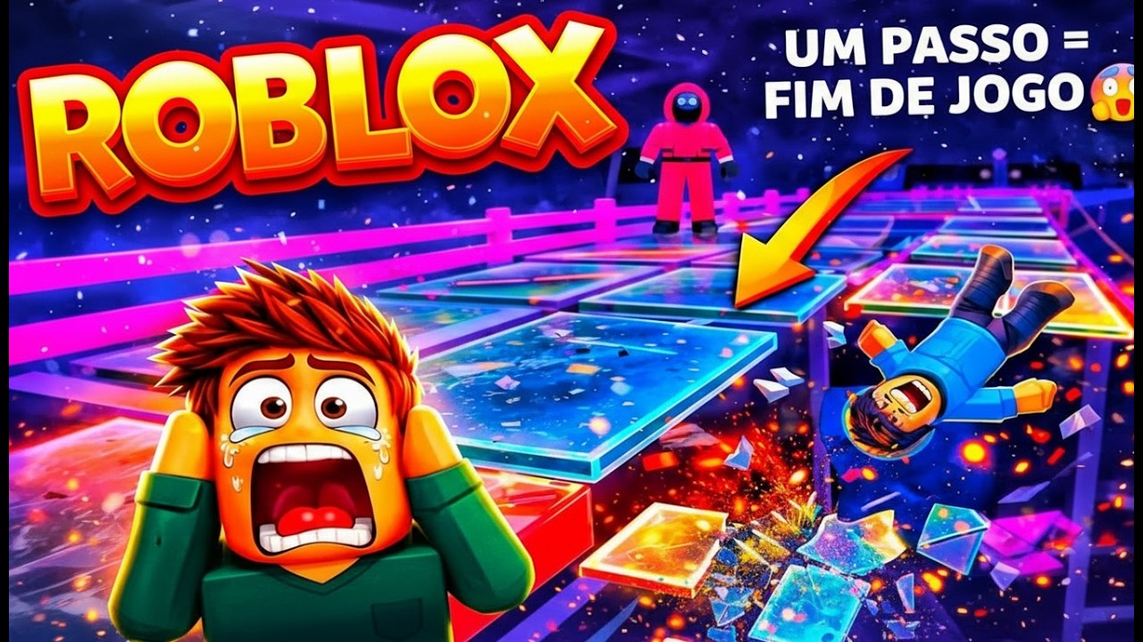 GAME OVER ROBLOX ULTIMATE SQUID GAME GLASS BRIDGE CHALLENGE DAY 67 #roblox #brainrot