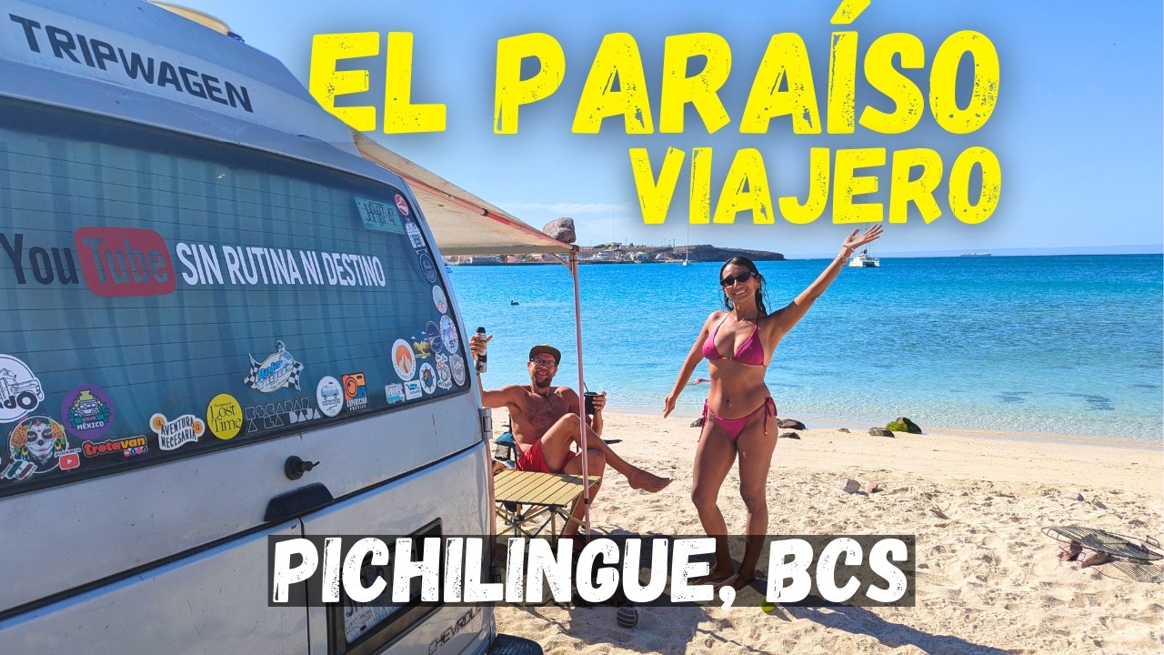 EL PARAISO para los VIAJEROS en México! Van life en Pichilingue, Baja California Sur.