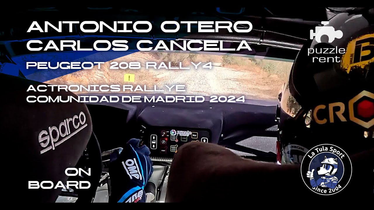 On board | Antonio Otero - Carlos Cancela | Tramo A2 - Actronics Rallye Comunidad de Madrid | 2024