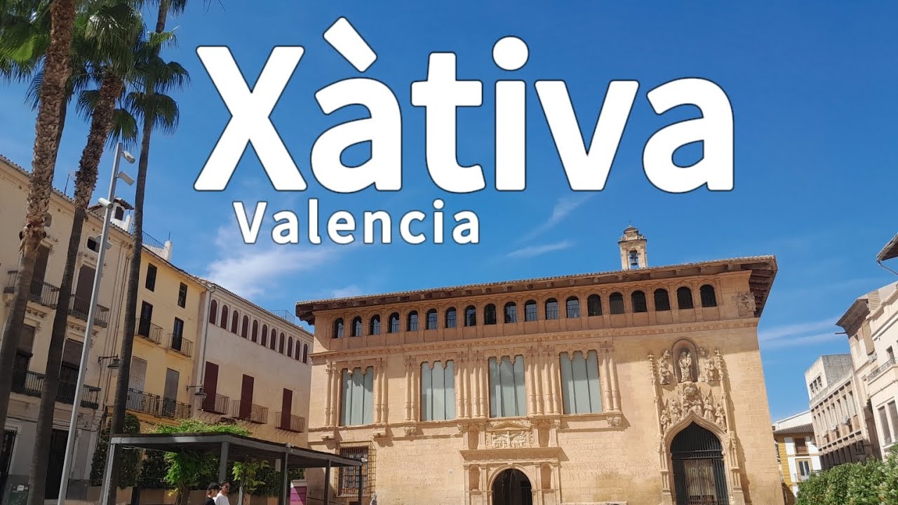 Old Town and Parks | Xàtiva Spain 🇪🇸| Walking Tour HD