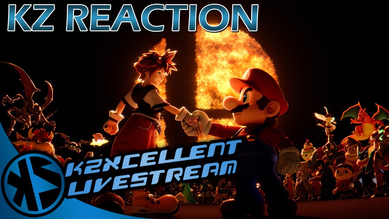 Live Reaction - Sora is the FINAL Smash character! | KZXcellent Livestreams