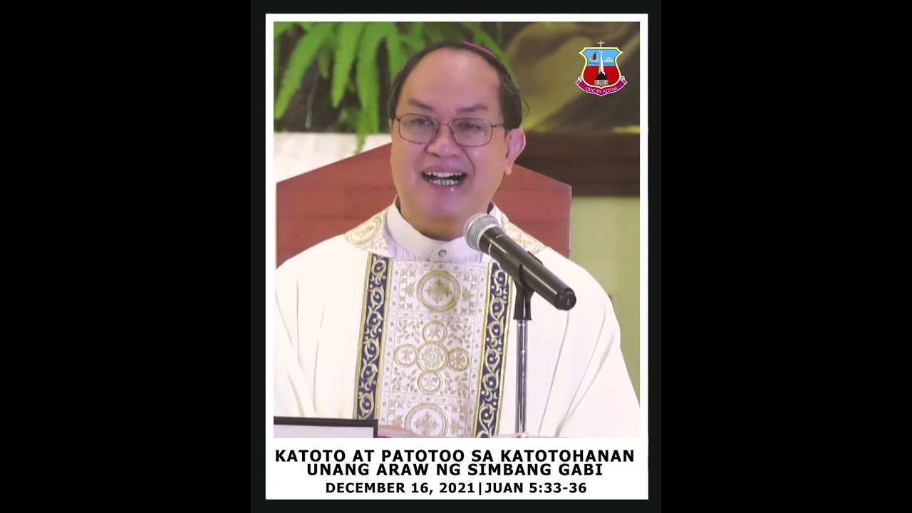 KATOTO AT PATOTOO SA KATOTOHANAN (Unang Araw ng Simbang Gabi)