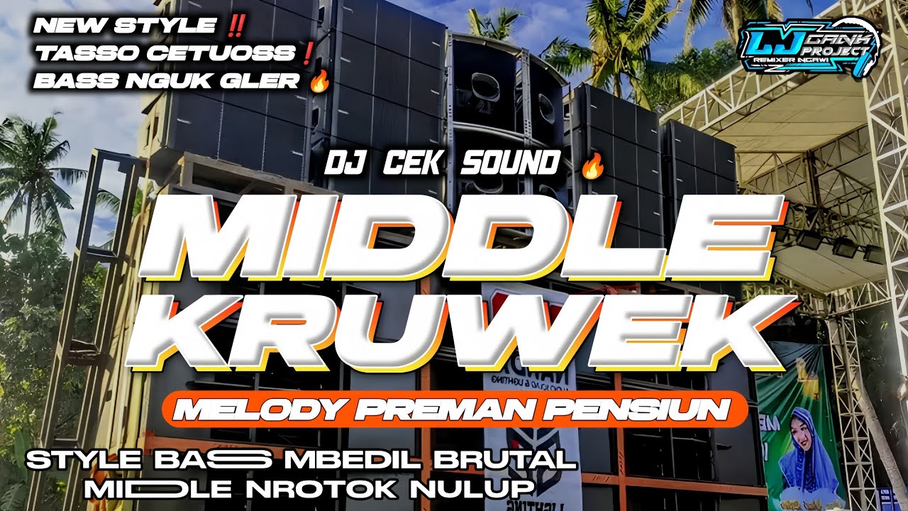 TRAP BATTLE MIDDLE KRUWEK 🔥FULL BASS PANJANG NGUK GLER ‼️DJ CEK SOUND TERBARU 2025