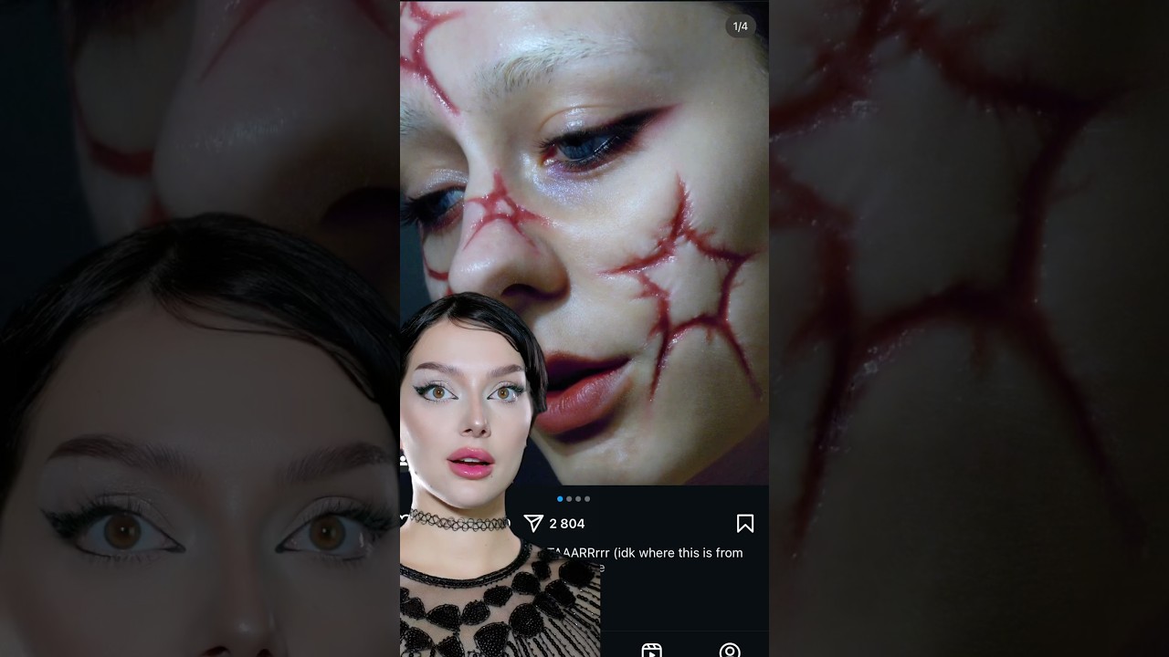Scars makeup⭐️ I&rsquo;d @ theystella #makeuptutorial