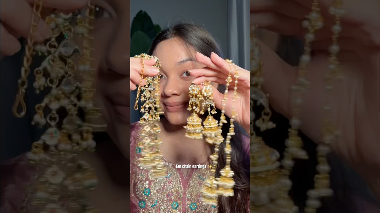 Ear chain earrings✨#trending #trendingshorts #shorts #ytshorts #video #viral #viralvideo #trending