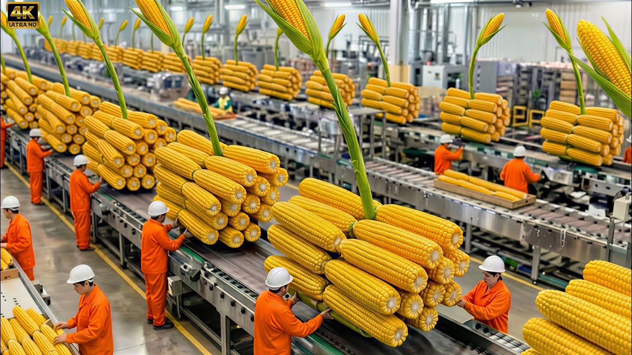 Inside The Largest US Popcorn Factory: From Corn to Crunchy Spicy Popcorn (Complete Process)