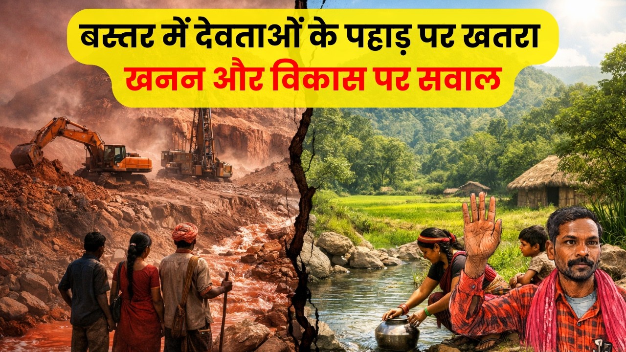 बस्तर में देवताओं के पहाड़ पर खतरा ? विकास और खनन पर सवाल