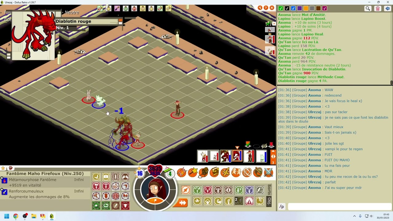 Gladiatrool compo iop/eni, Le Qu'tan. Dofus retro