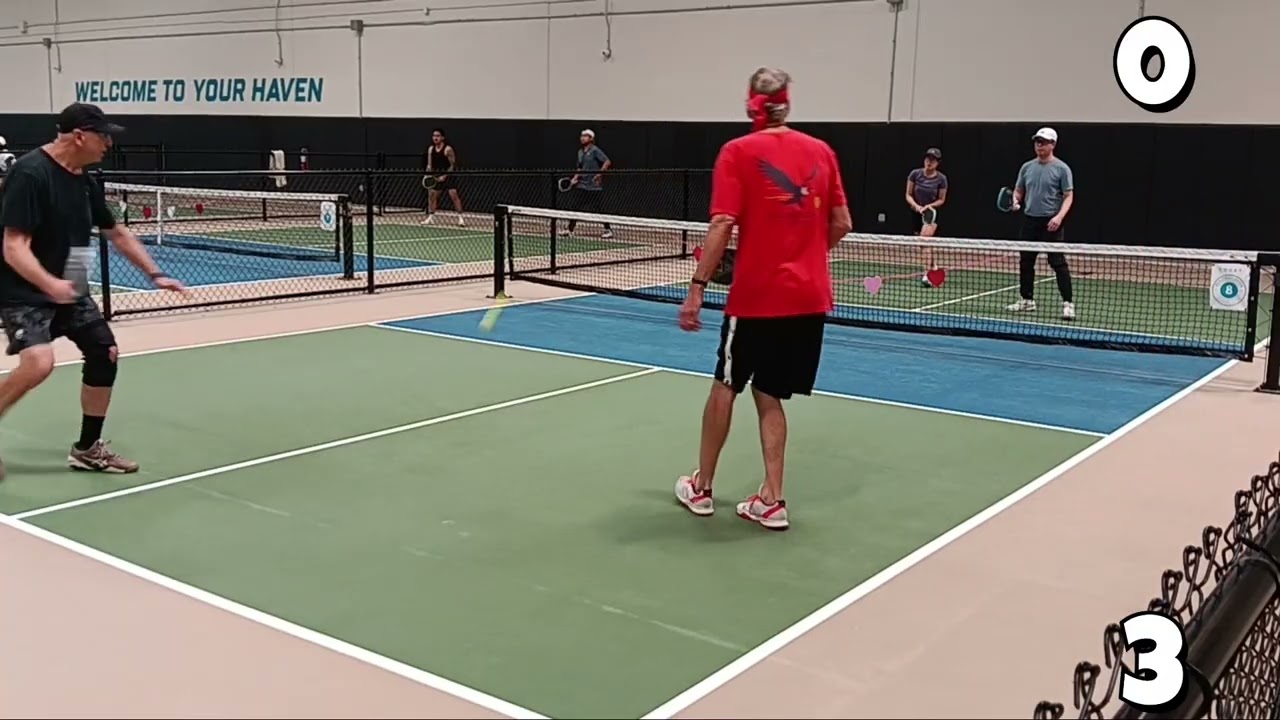 Playing Doubles at Pickleball Haven for the First Time.  Moving Indoors