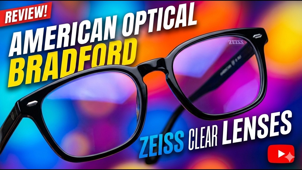Theo's American Optical Bradford | Zeiss SmartLife Single Vision | Anti-Glare Lenses
