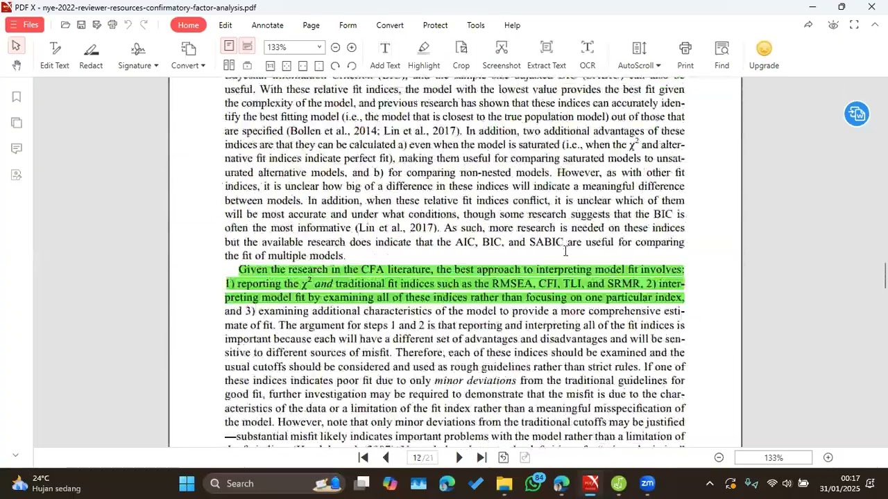 Tutor Uji Validitas, Reliabilitas, dan Moderasi Skripsi