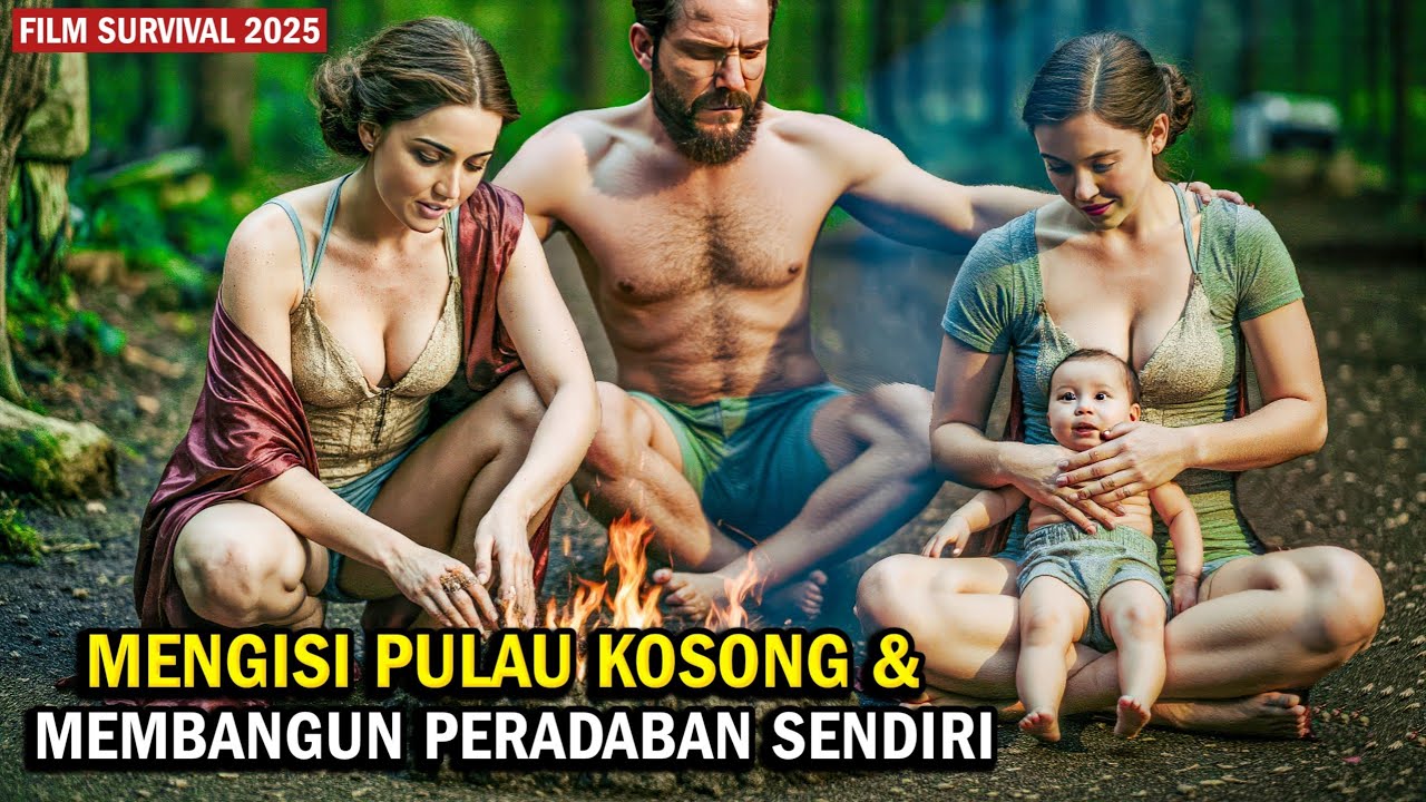 KISAH NYATA !! BERTAHAN HIDUP DI PULAU TERPENCIL UNTUK MEMBANGUN PERADABAN | Alur cerita film