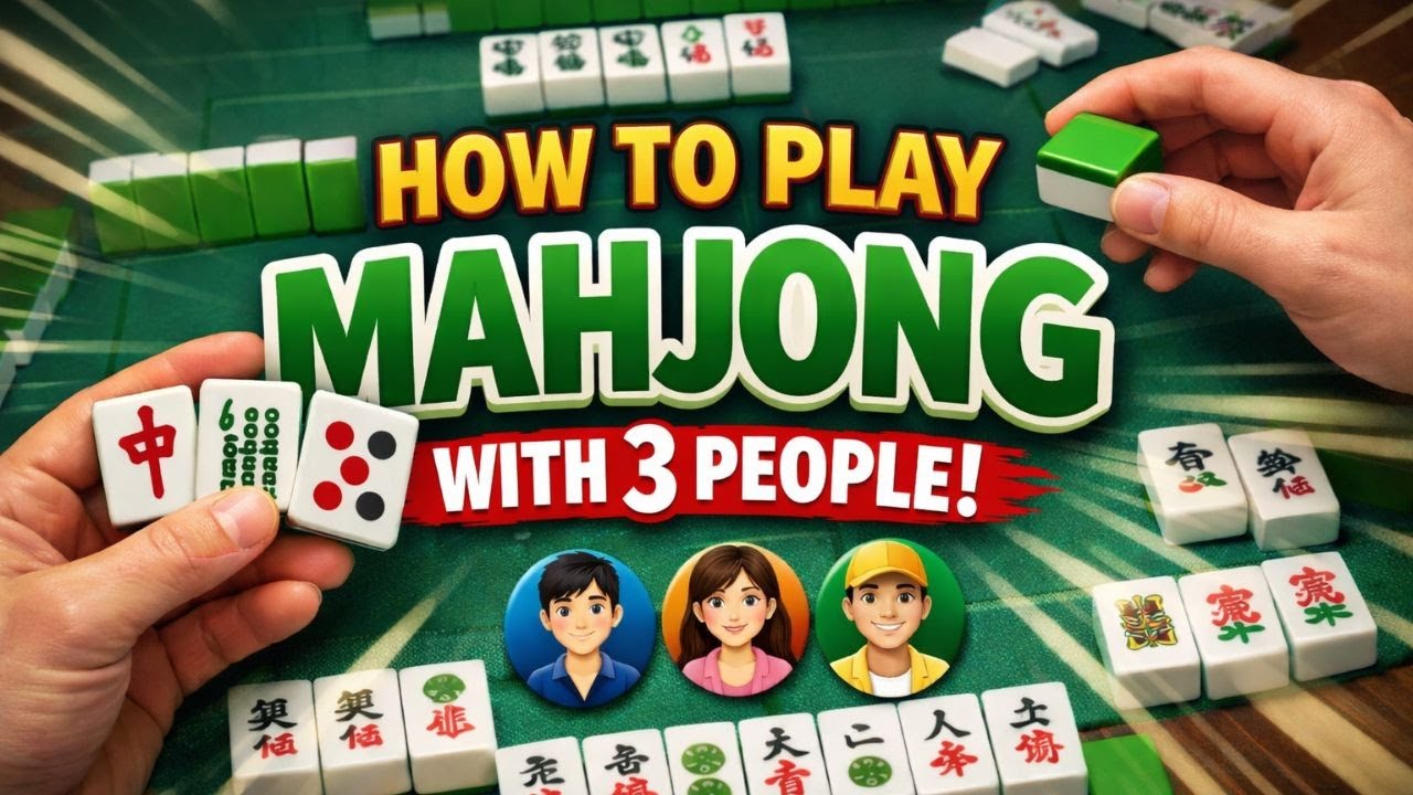3 Ways to Play 3-Person Mahjong (The Most Common Options Explained)