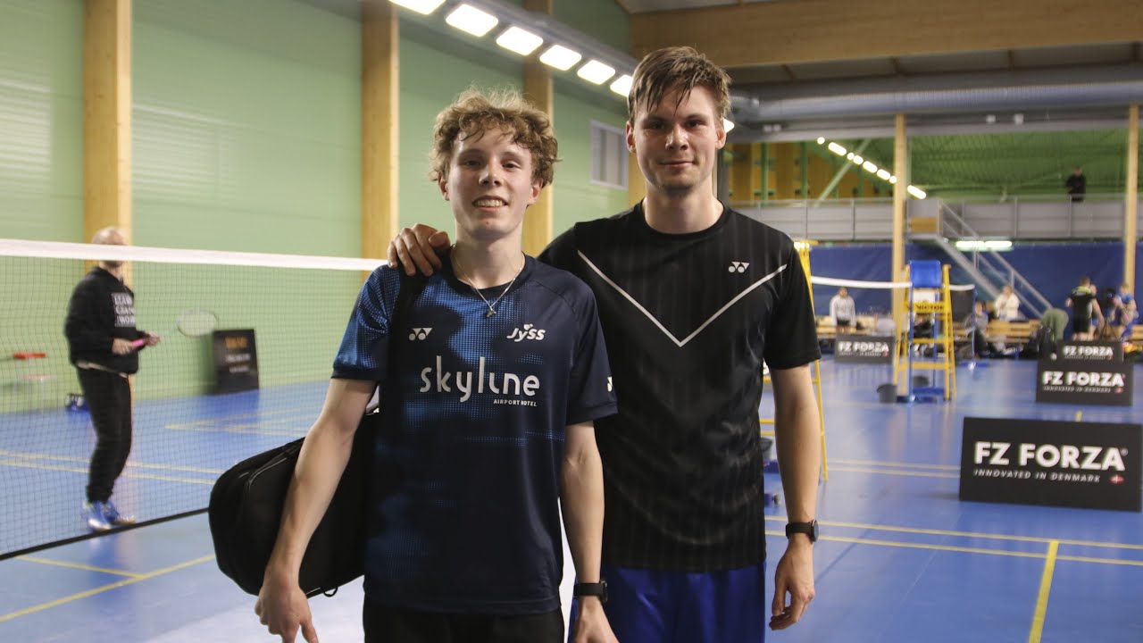 Badminton MS A Sulkaset Elite Aapo Puhakka vs Luka Penttinen Badminton Match