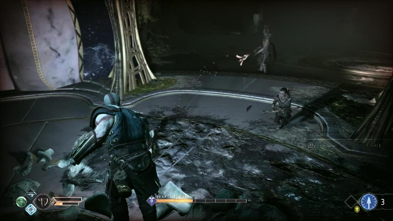 God of War boss fight no commentary