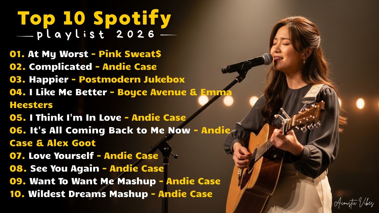 Best Acoustic Cover Hits 2026 🎸 | Trending Spotify & TikTok Songs | Love Yourself, Happier