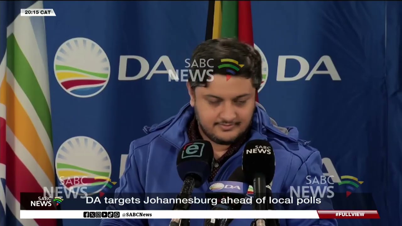 DA targets Johannesburg ahead of local polls