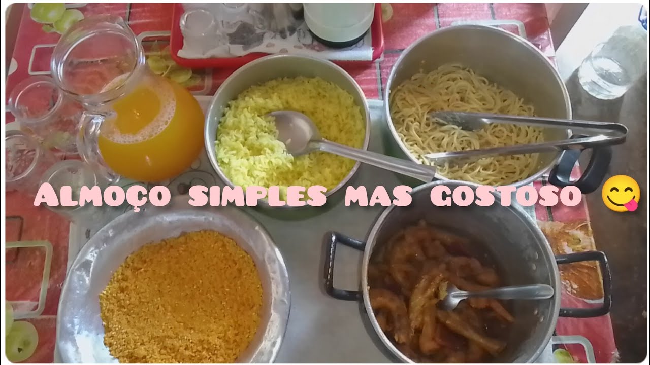 Rotina da manhã+almoço 😋✅