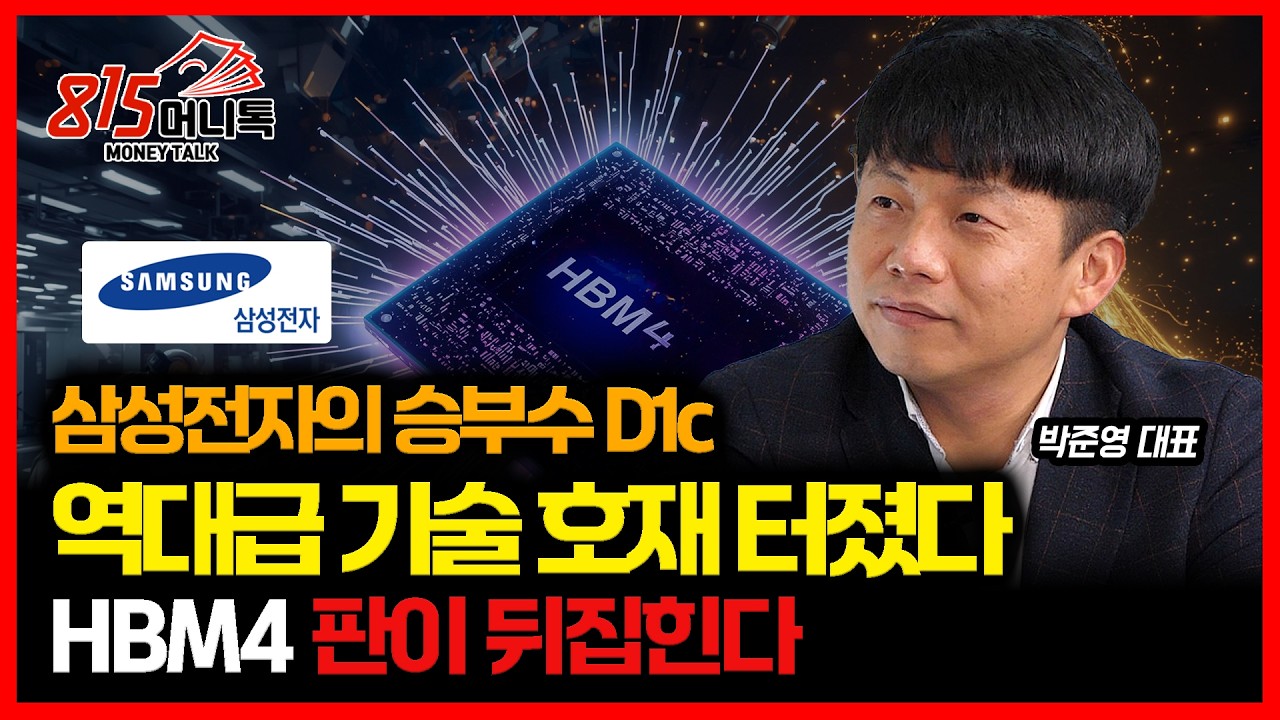엔비디아가 먼저 손 내밀었다? 삼성전자 HBM4 판 뒤집는 결정적 이유ㅣ한반도 박준영 대표