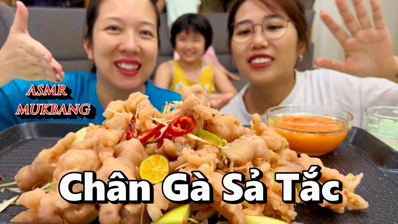 Ăn Chân Gà Ngâm Sả Tắc , Chân Gà Sốt Thái ASMR MUKBANG