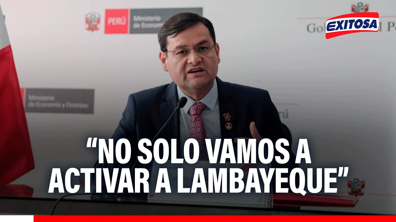 🔴🔵 Gobernador de Lambayeque exhorta al ejecutivo a invertir en obras públicas: “Que suelte dinero”