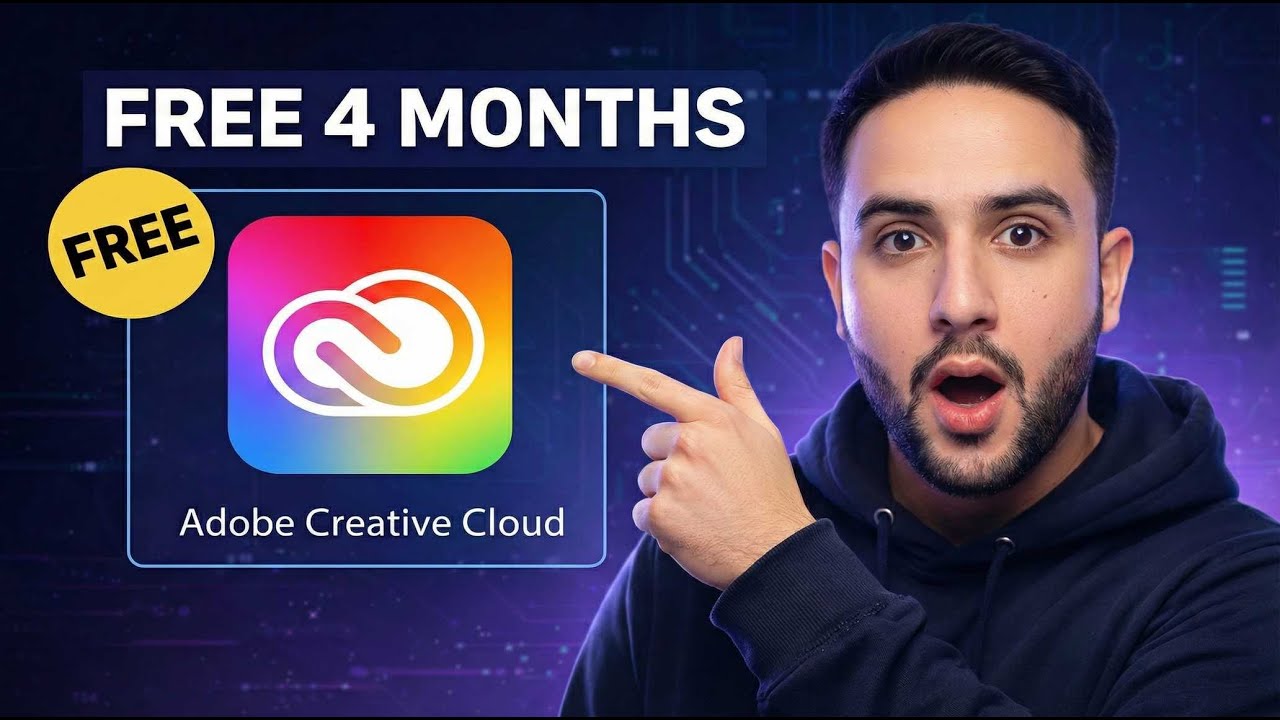 Get Adobe Creative Cloud FREE 4 Months Trial (Official Method) ✅
