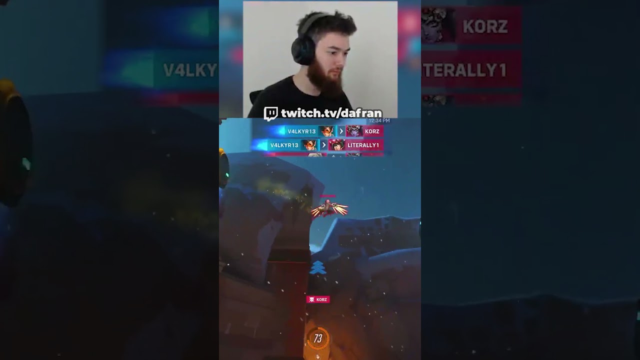 ROLLED  #dafran #overwatch2 #overwatchclips