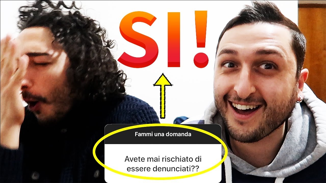 AVETE MAI RISCHIATO DI ESSER DENUNCIATI?