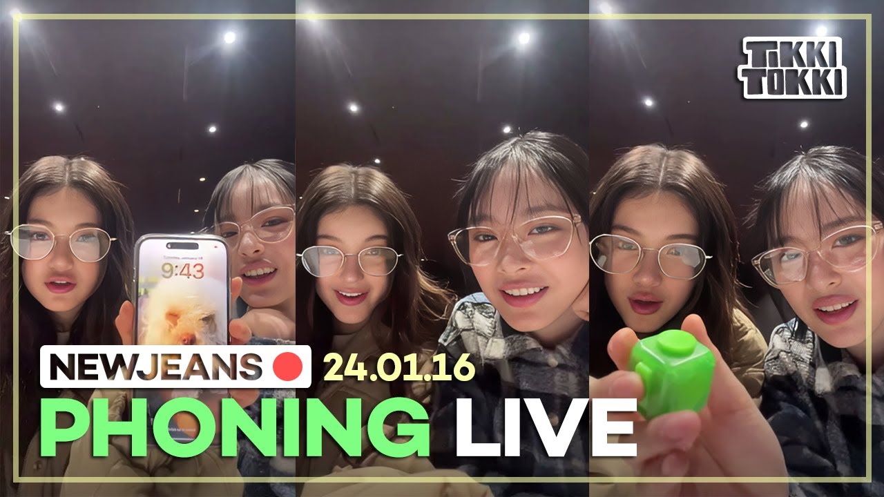 (ENG SUB) NewJeans Phoning Live 24.01.16 - Nostalgic Australia Stories with Niniz! (Hanni & Dani)
