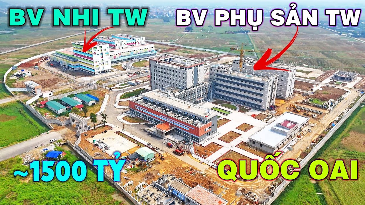 Toàn cảnh dự án 2 Bệnh viện khối TW sắp hoàn thành ở phía Tây Hà Nội