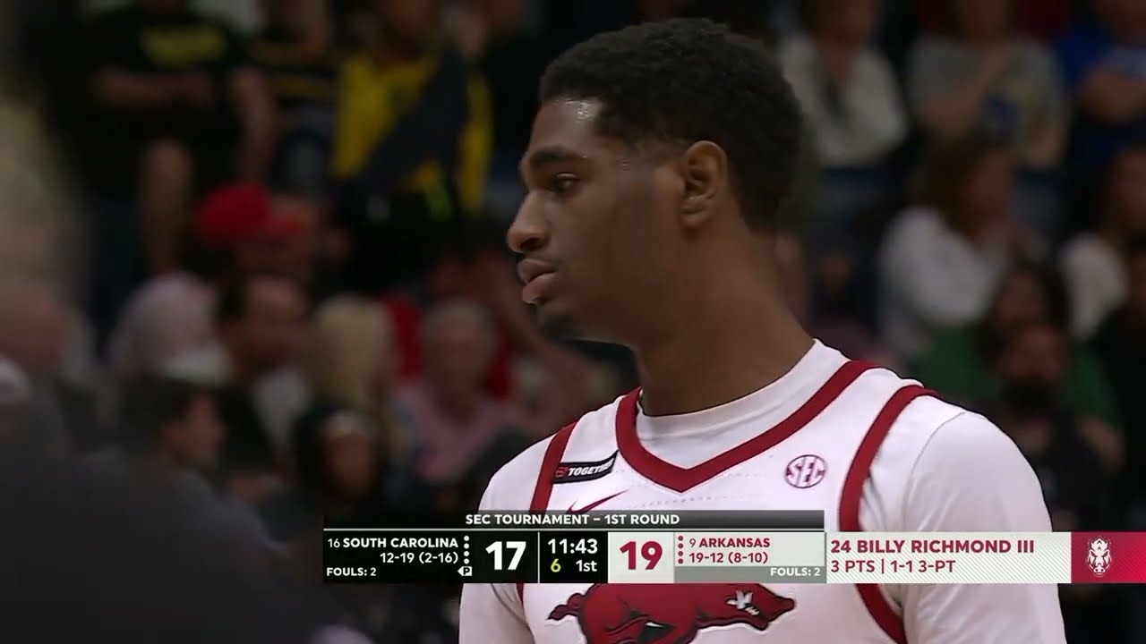 Arkansas VS South Carolina Basketball Full Game 3-12-2025