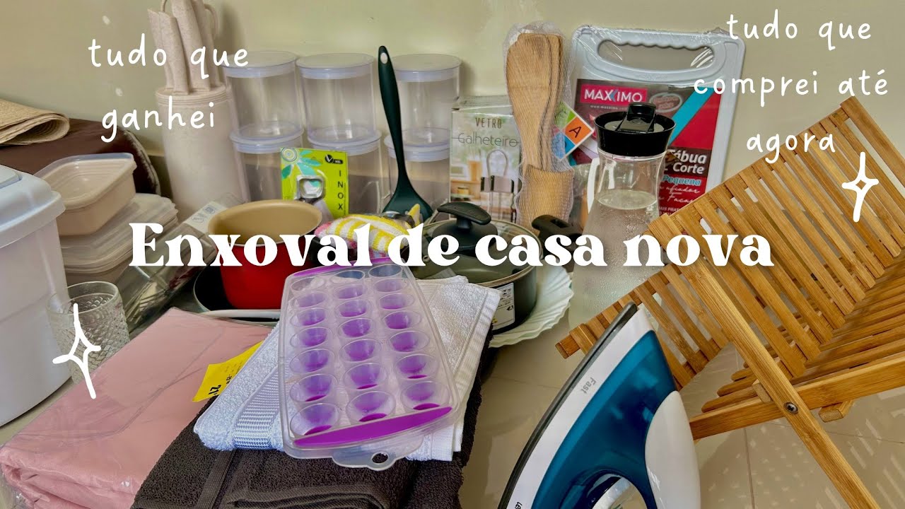 ✨ enxoval de casa nova! Tudo que comprei e ganhei até agora 🥰