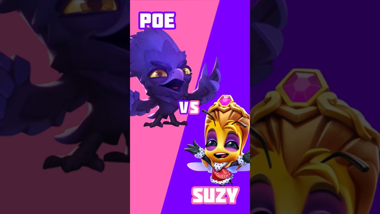 POE vs SUZY | Zooba Battle Royale  #zooba #shorts #zoobaween