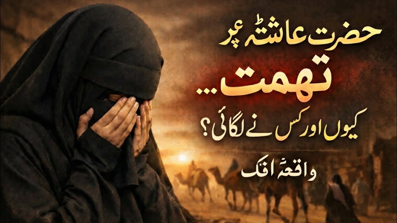 واقعۂ اِفک |Hazrat Ayesha (RA) pr Tohmat Kyun Aur Kis Ny Lagai| Surah-Al-Noor