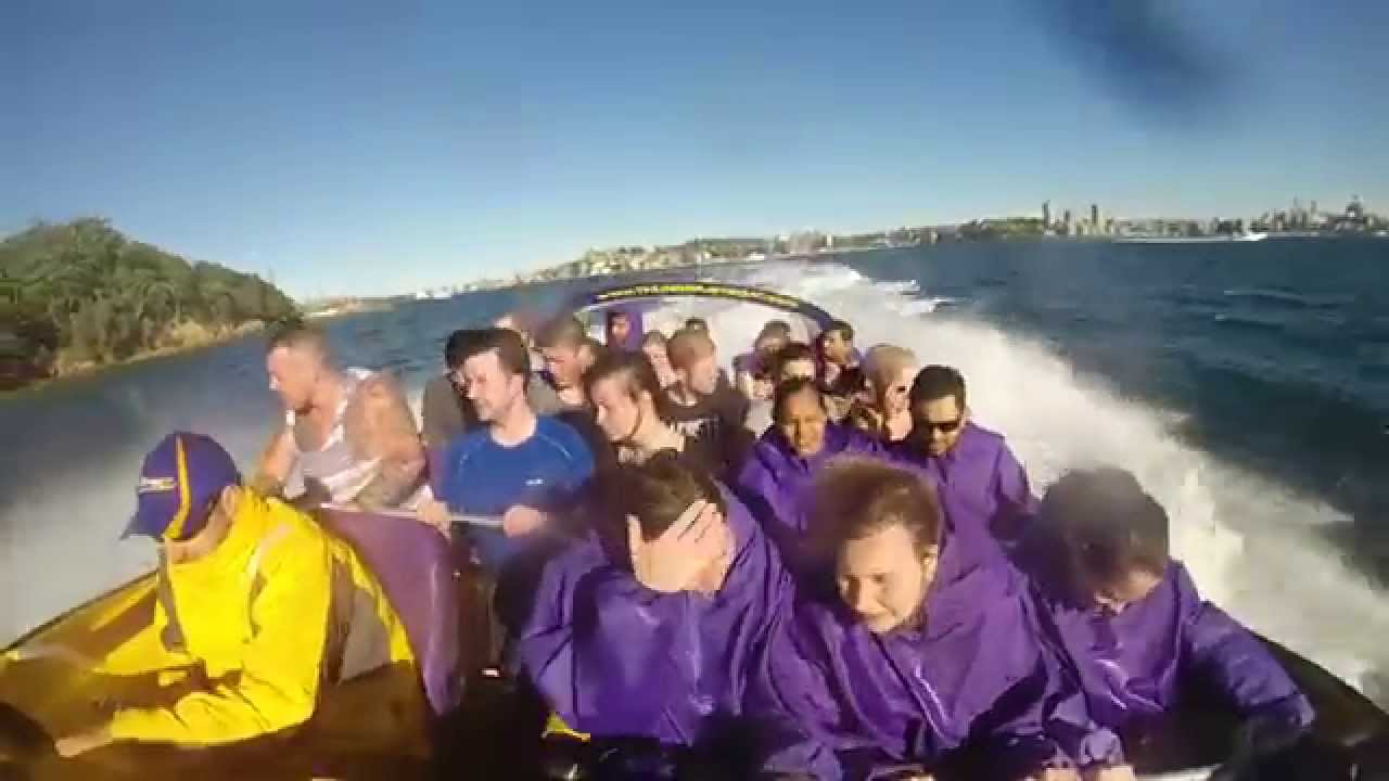 Jet Blast Sydney Harbour (GoPro HD)