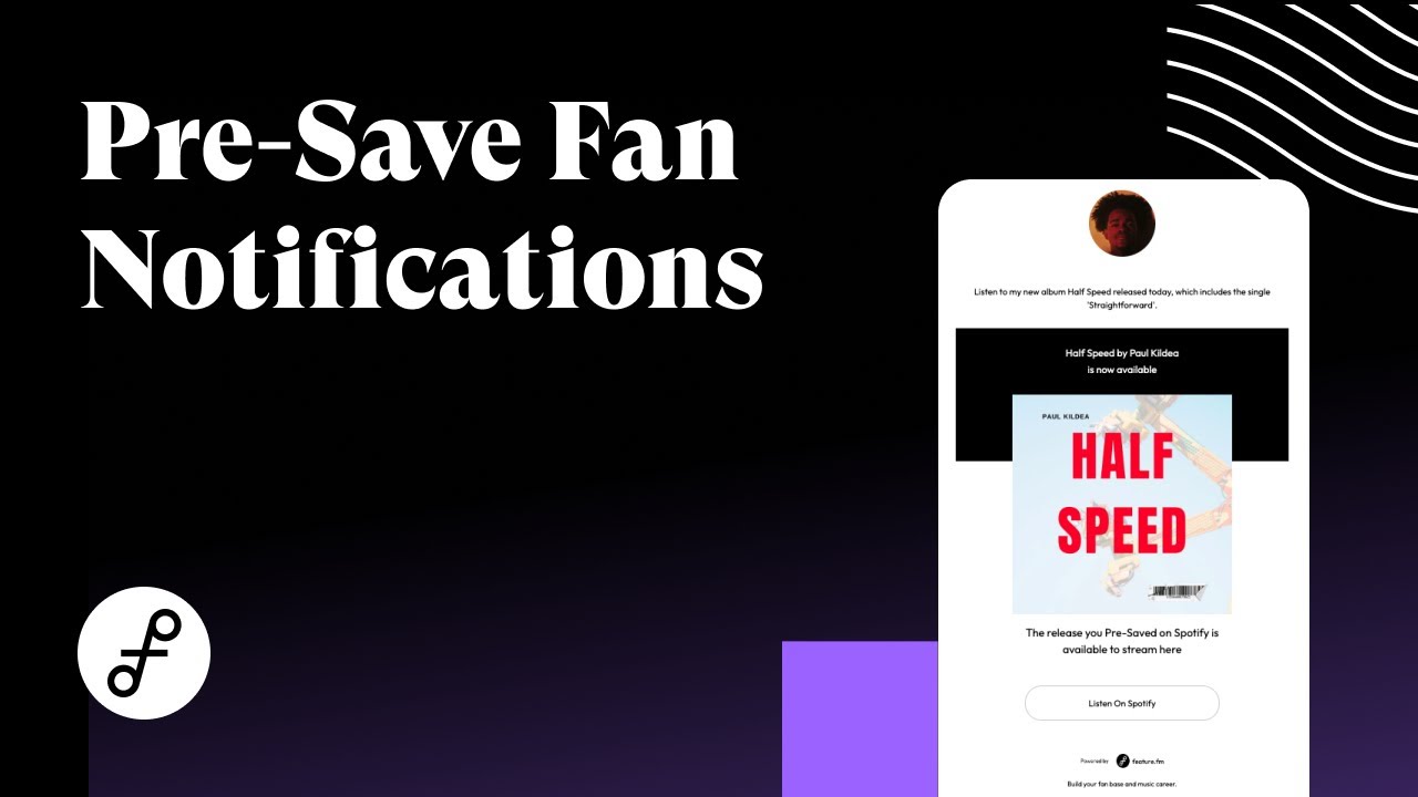 Pre-Save Fan Notifications