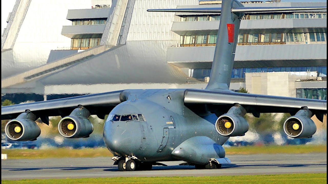 Китайский самолёт Юнь-20 звучит превосходно. Взлетал под пение птиц в лучах утреннего солнца.